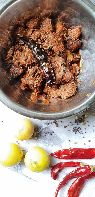 Gosht ka Achaar (Pickled Meat) - Sojourning in Life